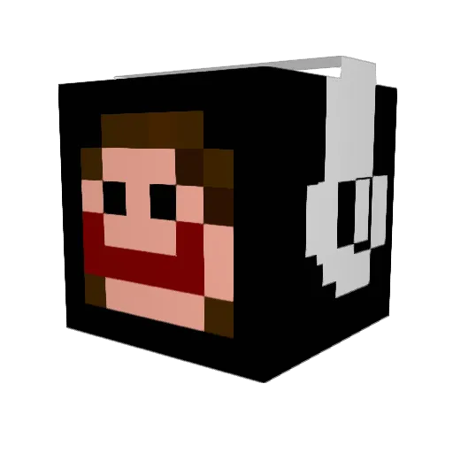 MrEka_ Minecraft avatar head, 3D render