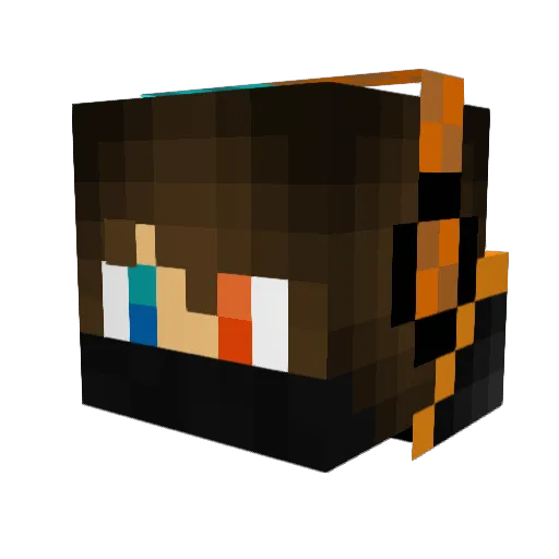 MrElemental175 Minecraft avatar head, 3D render