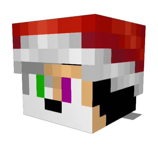 MrEmanu Minecraft avatar head, 3D render