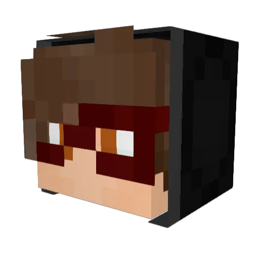 MrEnerget Minecraft avatar head, 3D render