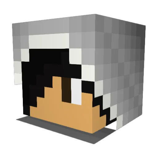 MrEngel Minecraft avatar head, 3D render