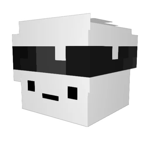 MrEnrey Minecraft avatar head, 3D render