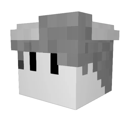 MrEntropia Minecraft avatar head, 3D render