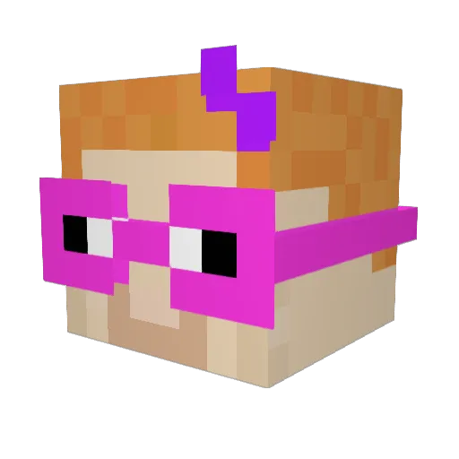 MrEscuiquirin Minecraft avatar head, 3D render