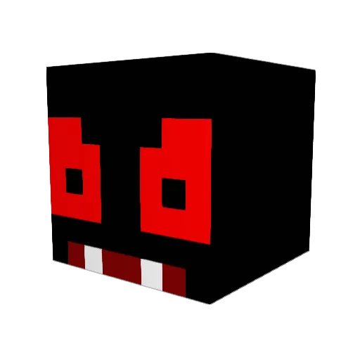 MrEvmot Minecraft avatar head, 3D render