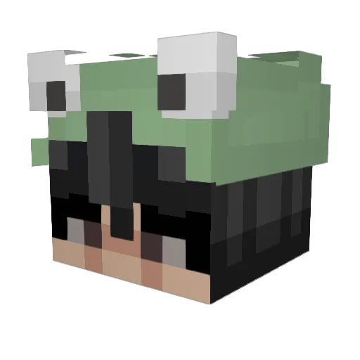 MrExoduz Minecraft avatar head, 3D render