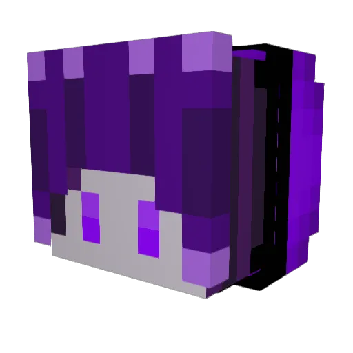 MrFae Minecraft avatar head, 3D render