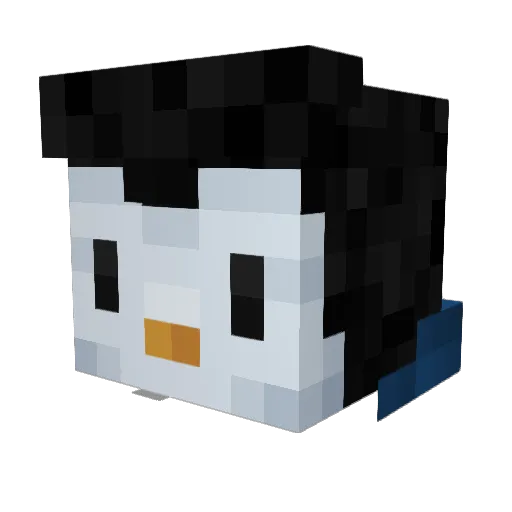 MrFallenAngel Minecraft avatar head, 3D render
