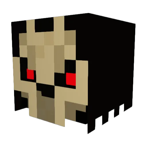 MrFanaticMC Minecraft avatar head, 3D render