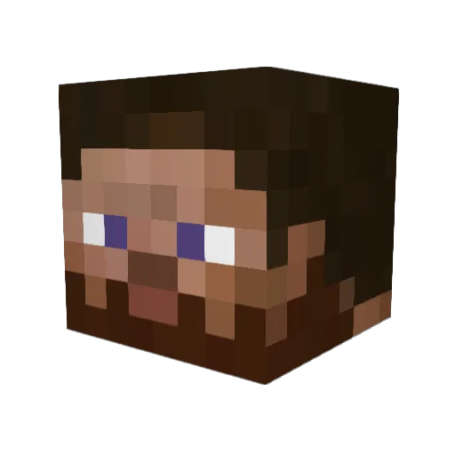 MrFancyGaming Minecraft avatar head, 3D render