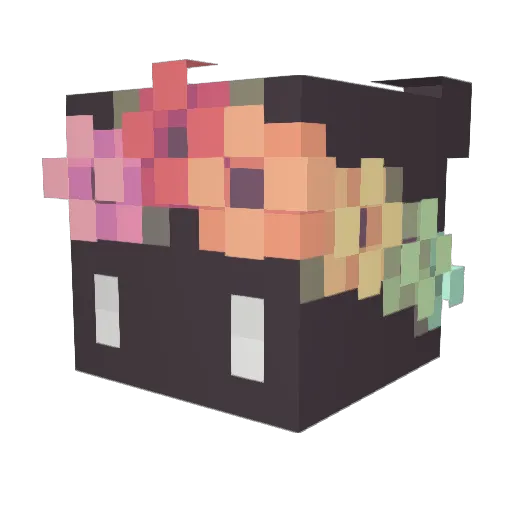 MrFantasy_ Minecraft avatar head, 3D render