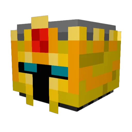 MrFatalis Minecraft avatar head, 3D render