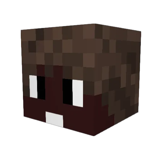MrFavela Minecraft avatar head, 3D render