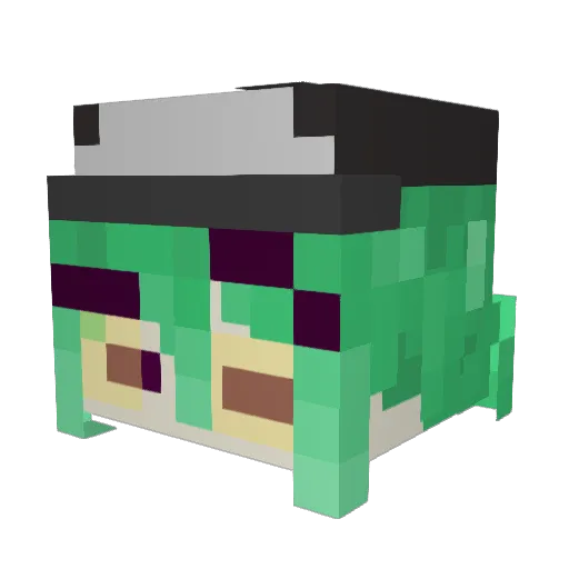 MrFawnn Minecraft avatar head, 3D render
