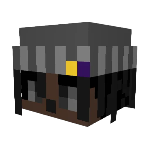 MrFernandes_ Minecraft avatar head, 3D render
