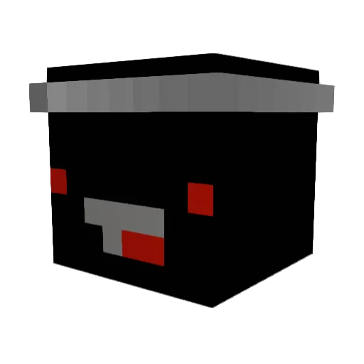 MrFeuFeu Minecraft avatar head, 3D render