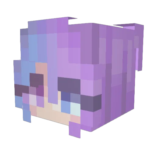 MrFishyu Minecraft avatar head, 3D render