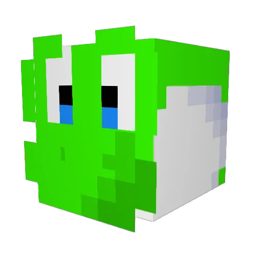 MrFista Minecraft avatar head, 3D render