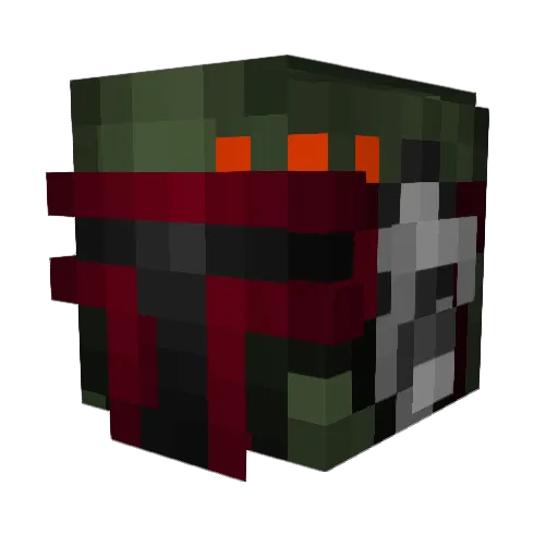 MrFixxYT Minecraft avatar head, 3D render