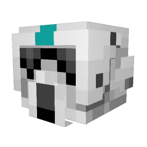 MrFlufffyy Minecraft avatar head, 3D render