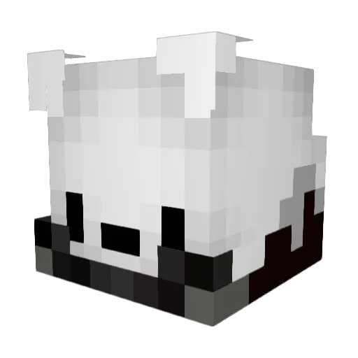 MrFluffyOtter Minecraft avatar head, 3D render