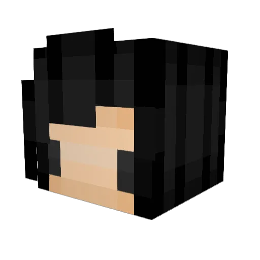 MrFork3 Minecraft avatar head, 3D render