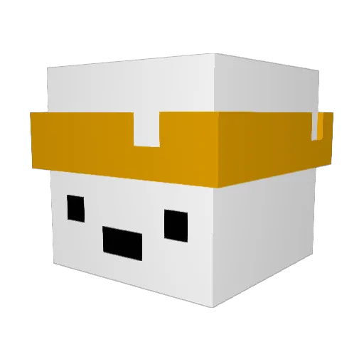 MrFps Minecraft avatar head, 3D render