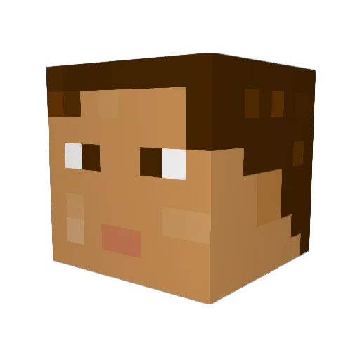 MrFrary Minecraft avatar head, 3D render