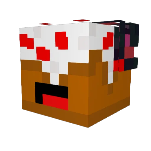 MrFridayCraft Minecraft avatar head, 3D render