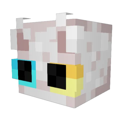 MrFrizok Minecraft avatar head, 3D render