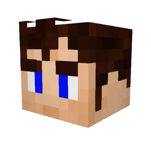 MrFrizy Minecraft avatar head, 3D render