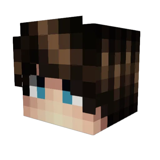 MrFroddy Minecraft avatar head, 3D render