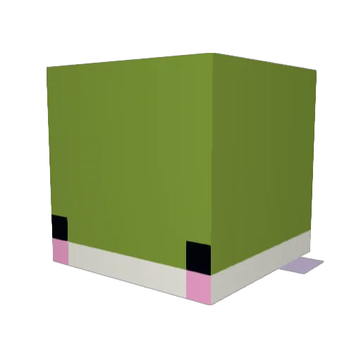 MrFrog44 Minecraft avatar head, 3D render