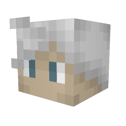 MrFrostBite Minecraft avatar head, 3D render