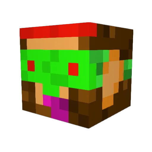MrFunkeyMonkey Minecraft avatar head, 3D render