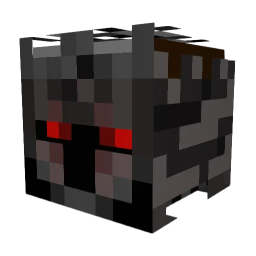 MrFuzzQy Minecraft avatar head, 3D render