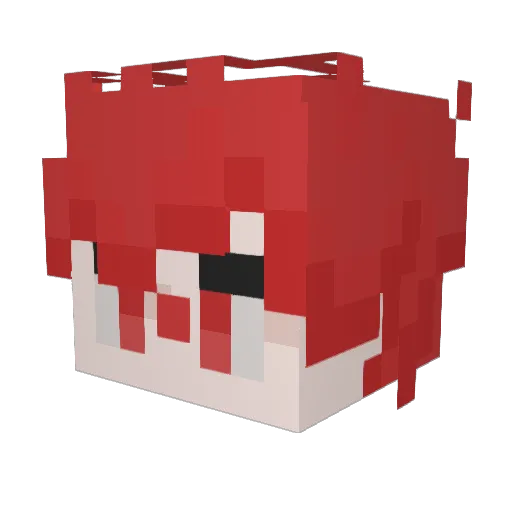 MrG2486 Minecraft avatar head, 3D render