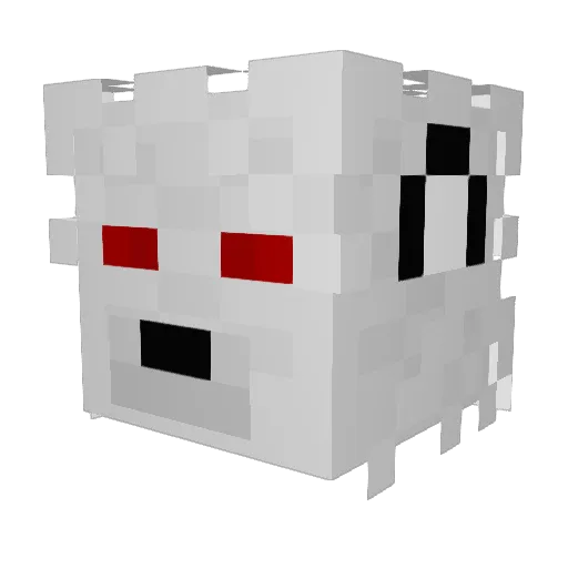 MrGHGgaming Minecraft avatar head, 3D render
