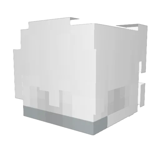 MrGaffles Minecraft avatar head, 3D render