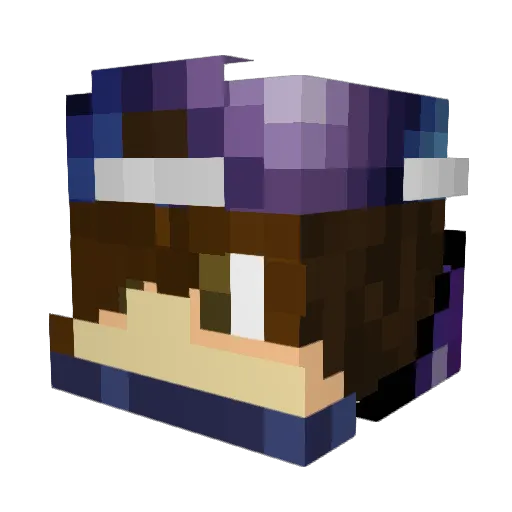 MrGalaxy38 Minecraft avatar head, 3D render