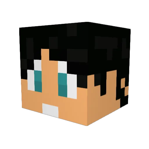 MrGamer47 Minecraft avatar head, 3D render