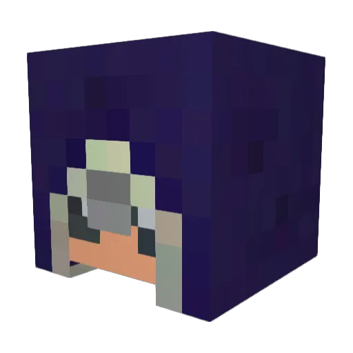 MrGamerProsGHG Minecraft avatar head, 3D render