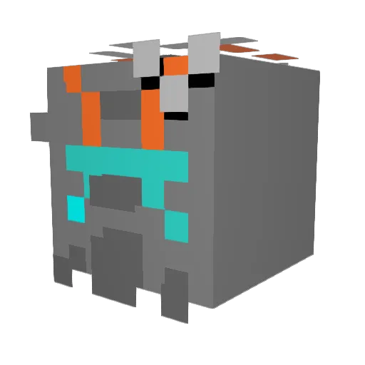MrGat3r Minecraft avatar head, 3D render