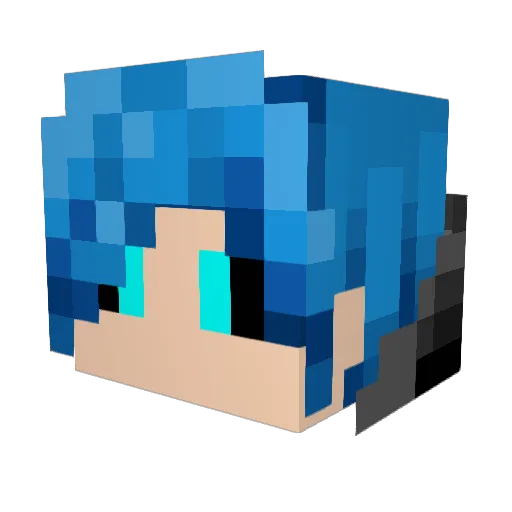 MrGenVera Minecraft avatar head, 3D render