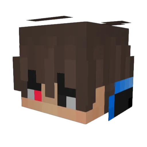 MrGhosT8 Minecraft avatar head, 3D render