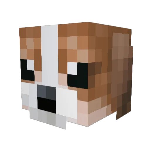MrGhris Minecraft avatar head, 3D render
