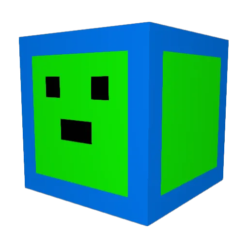 MrGiggles8277 Minecraft avatar head, 3D render