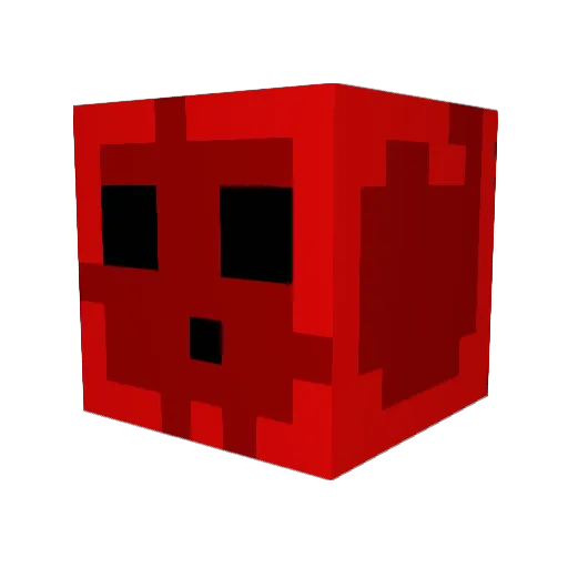 MrGiohaha Minecraft avatar head, 3D render