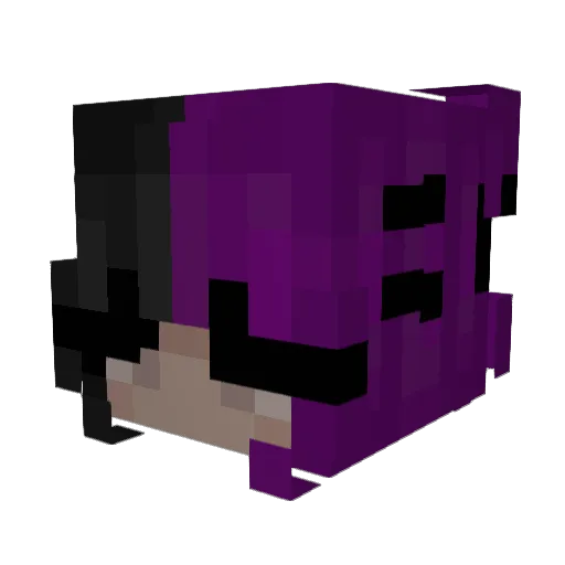 MrGishly Minecraft avatar head, 3D render