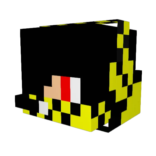 MrGleonixBG Minecraft avatar head, 3D render